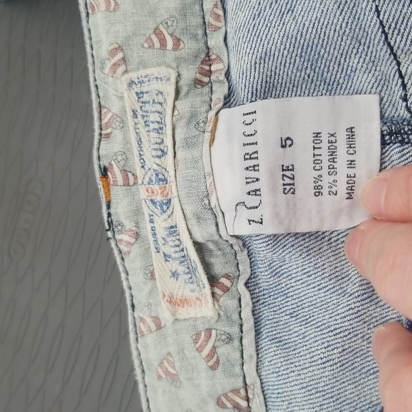 Z. Cavaricci SZ 5 JRS Light Wash Rigid Denim / Jean Capri Pants Retro Style - Picture 10 of 14